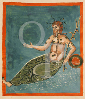 The Constellation Eridanus. River God painting