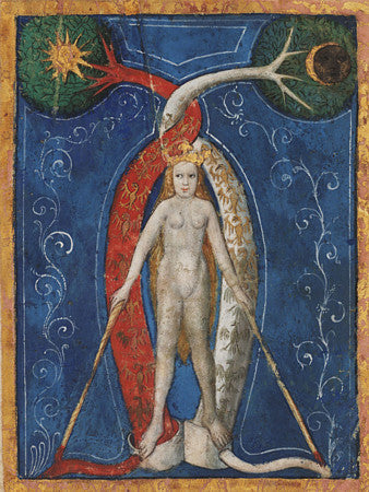 The White Queen, Representing Mercury. Alchemical painting
