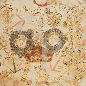 Persian, Qajar Cosmological Talismanic illustrations