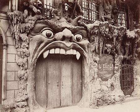 Cabaret Hell. Cabaret de L'Enfer Paris antique photograph. Fine art print