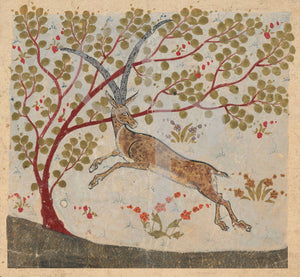 Persian antelope painting