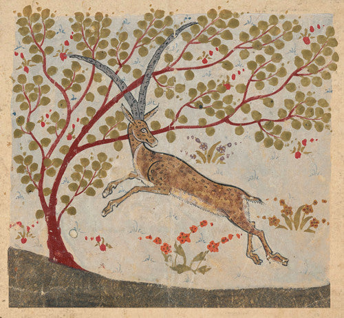 Persian antelope painting