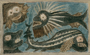 Strange sea creatures from Adriaen Coenen’s Fish Book