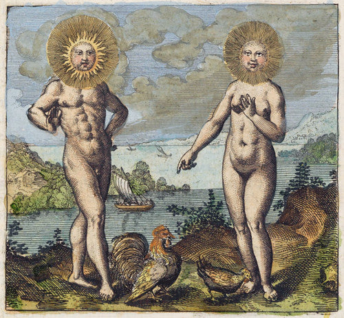 The Sun Needs the Moon. Alchemy artwork