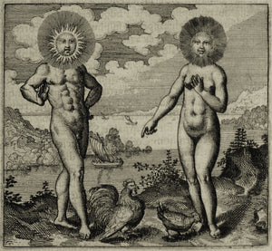 The Sun Needs the Moon. Alchemical artwork