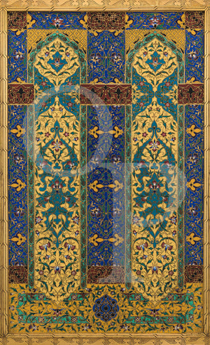 A French, Eastern-inspired cloisonné design (c.1800s). 