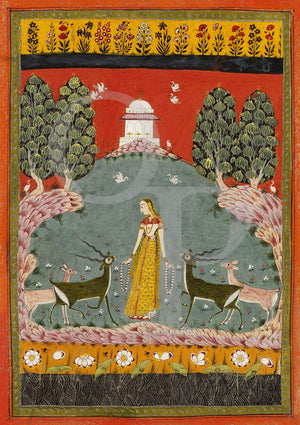 Kakubha Ragini. Indian ragamala painting