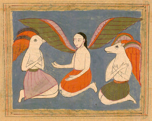 Persian angels painting.