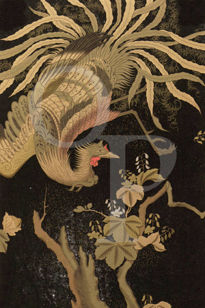 Mythical Japanese Ho Ho Bird. Japonisme