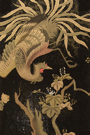 Mythical Japanese Ho Ho Bird. Japonisme