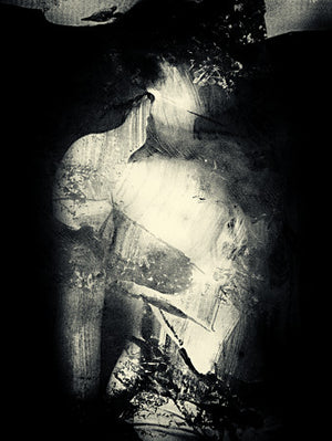 Transience. Dark Surreal dream figure. Original artwork