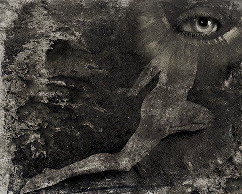 Stellar. Deep Fix to Ganymede. Original collage. Mystical star spirit