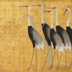 Vintage Japanese bird painting. Fine art print
