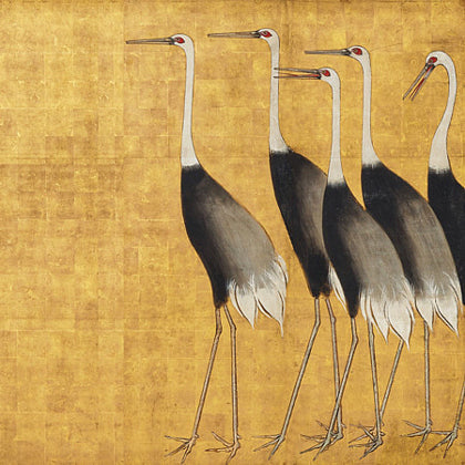 Vintage Japanese bird painting. Fine art print