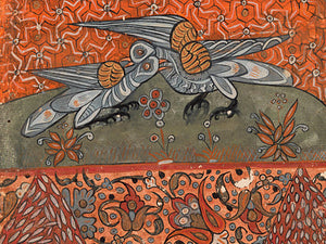 Two Doves from the Kalila wa Dimna. Fine art print
