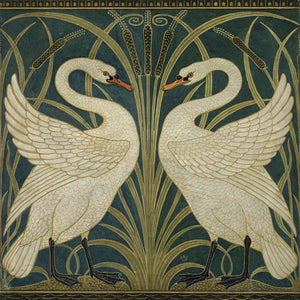 Swans, Rush and Iris by Walter Crane