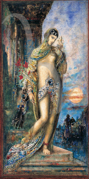 Gustave Moreau painting of a decadent female from Cantique des Cantiques