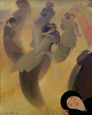 The Waltz by Felix Vallotton. Dancing. Fine Art Print 