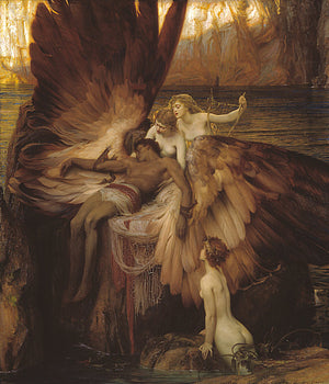 The Lament for Icarus by Herbert James Draper . Fine art print 