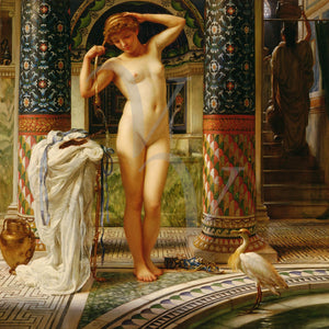 Diadumene by Edward John Poynter. Nude female in exotic setting. Fine art print 