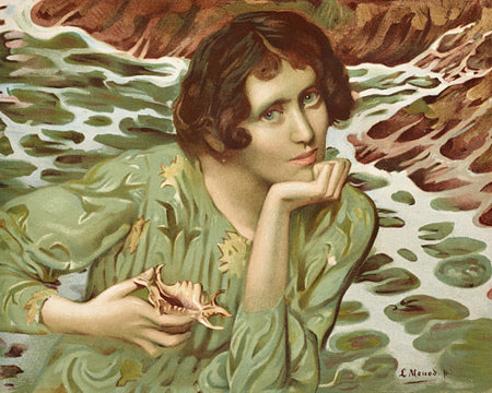 La Voix des Sources (Voice of the Sea)  by Lucien-Hector Monod. Fine art print 