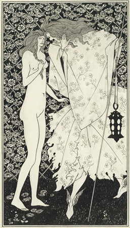 The Mysterious Rose Garden by Aubrey Beardsley. Fine art print 