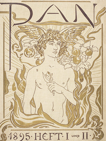 Ganymede cover of Pan Magazine by Ludwig von Hofmann. Fine art print