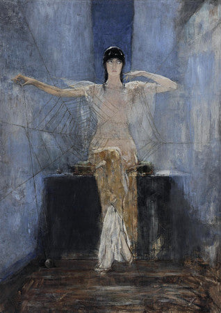 The Spider by Nikolaos Gyzis. Arachne.