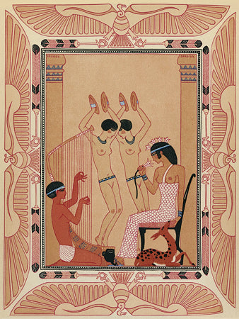 Le Roman de la Momie by Georges Barbier. Art Deco Egyptian illustration. Fine art print