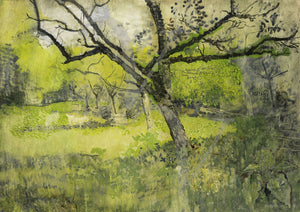 Orchard at Eemnes by Richard Nicolaüs Roland Holst. Antique landscape painting. Fine art print