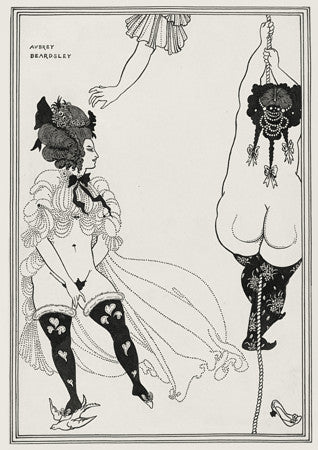 Two Athenian Women in Distress by Aubrey Beardsley. Fine art Print