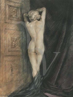 Erotic illustration from Baudelaire's Les Fleurs du Mal. Fine art print
