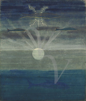 The Sun is Passing the Sign of Pisces by Mikalojus Konstantinas Ciurlionis. Fine art print