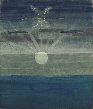 The Sun is Passing the Sign of Pisces by Mikalojus Konstantinas Ciurlionis. Fine art print
