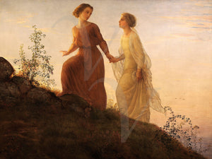 Poème de l'âme: Sur la Montagne by Louis Janmot