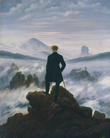Wanderer Above the Sea of Fog by Caspar David Friedrich