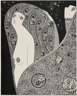 Opium Dream. Art Nouveau erotica illustration