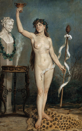 Bacchante by Joaquin Sorolla. Pagan nature nude