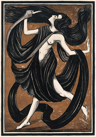 Draped Dancer. Fine art print