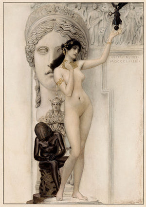 Allegory of Sculpture by Gustav Klimt
