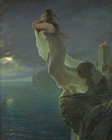 Sappho at Leucate (The Death of Sappho) by Antoine-Jean Gros