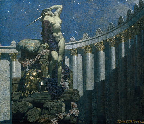 Dido at the Stake by Alexander Rothaug 