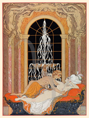 Les Liaisons Dangereuses by Laclos. Georges Barbier erotic fine art print