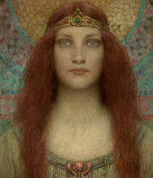 Portrait of a Woman. Pagan Beauty Painting. Fine Art Print