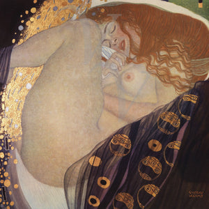 Danae by Gustav Klimt. Female nude. Mythology. Fine Art Print