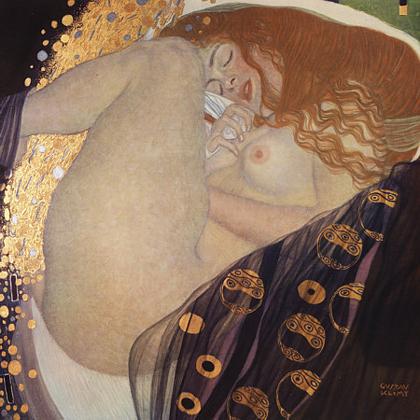 Danae by Gustav Klimt. Fine Art Print