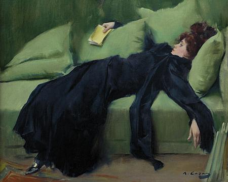 A Decadent Girl painting. Fine art print 