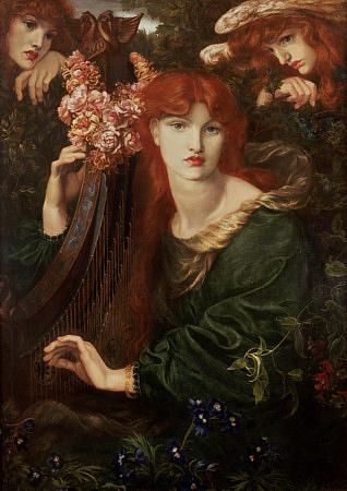 La Ghirlandata by Dante Gabriel Rossetti. Pre-Raphaelite Fine Art Print