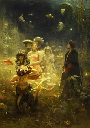 Sadko Painting. Russian Folklore. Fine Art Print
