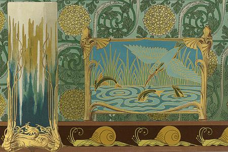 Art Nouveau Nature Fantasy. Fine Art Print